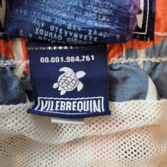 Vilebrequin Swim Shorts Trunks Lobster Print Size XL - Picture 8 of 10
